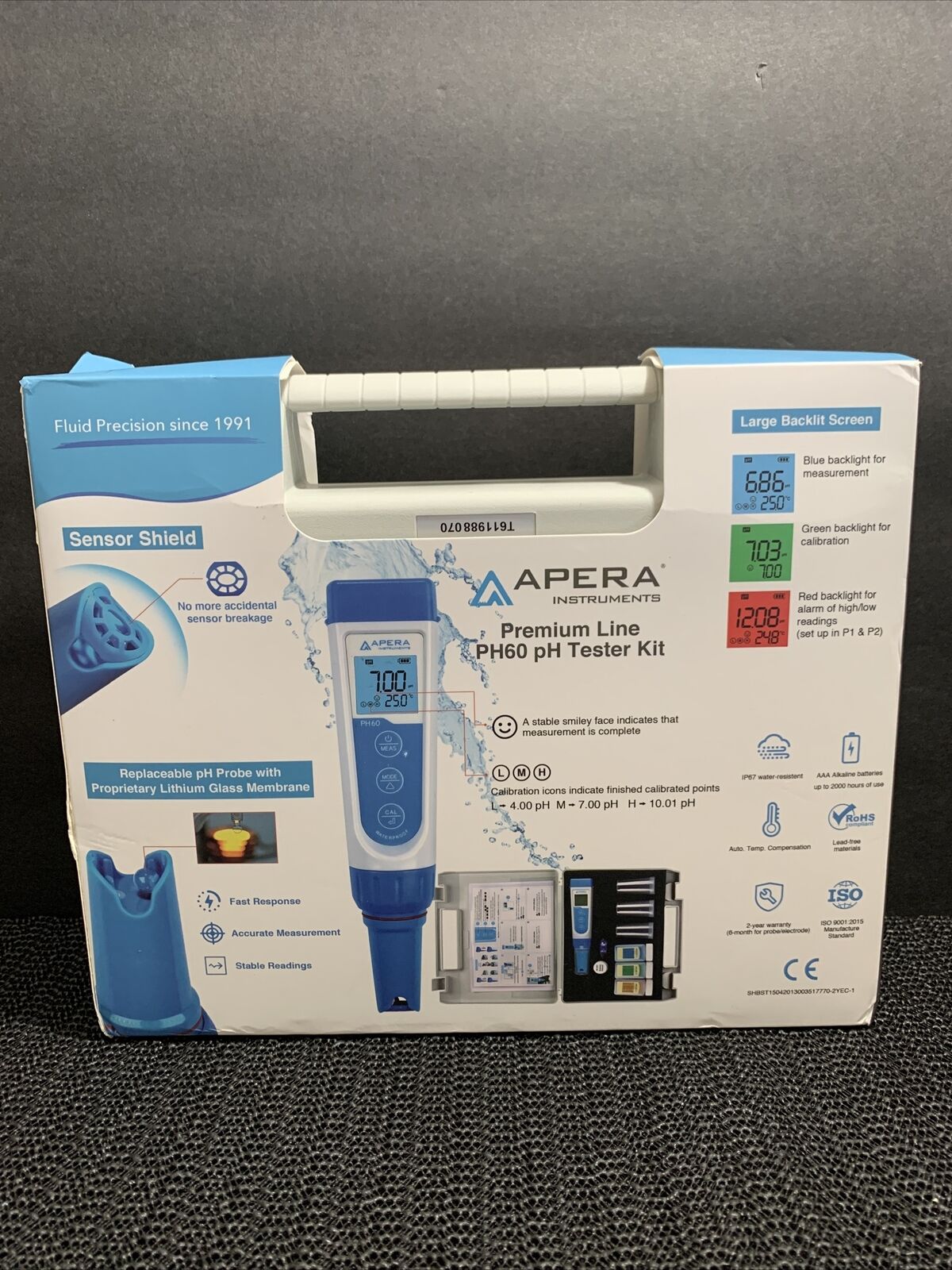 Apera Ph60 Premium Waterproof Ph Tester For General Water Solutions
