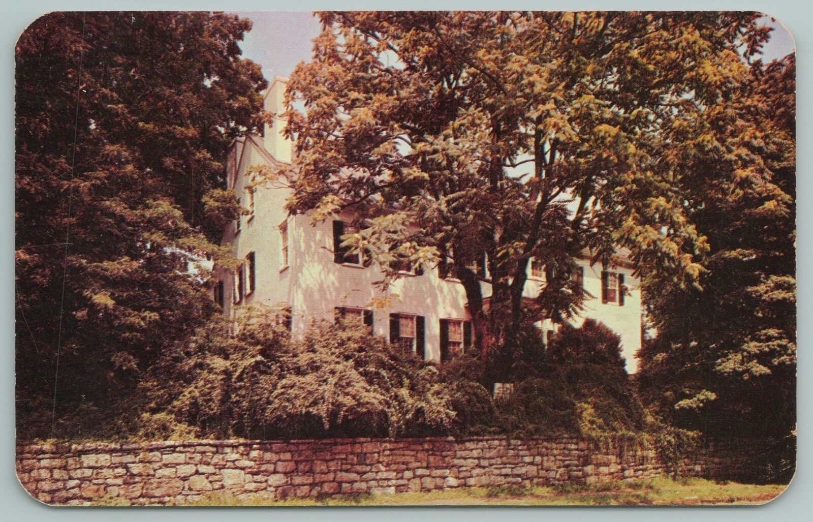 Winchester Virginia~gen Daniel Morgan’s Home~vintage Postcard