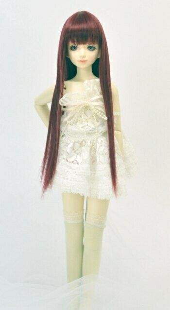 ☆sale☆ Heat Resistant Doll Wig [ Himekazura ] Super Long Straight Bordea...