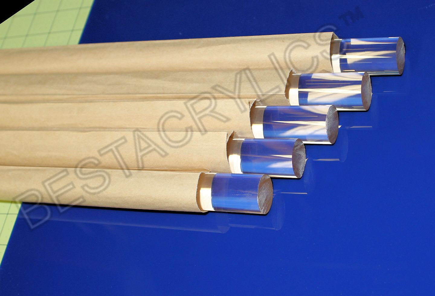 1 Pc 1” Diameter 12” Long Clear Acrylic Plexiglass Lucite Rod One Inch 25.4mm