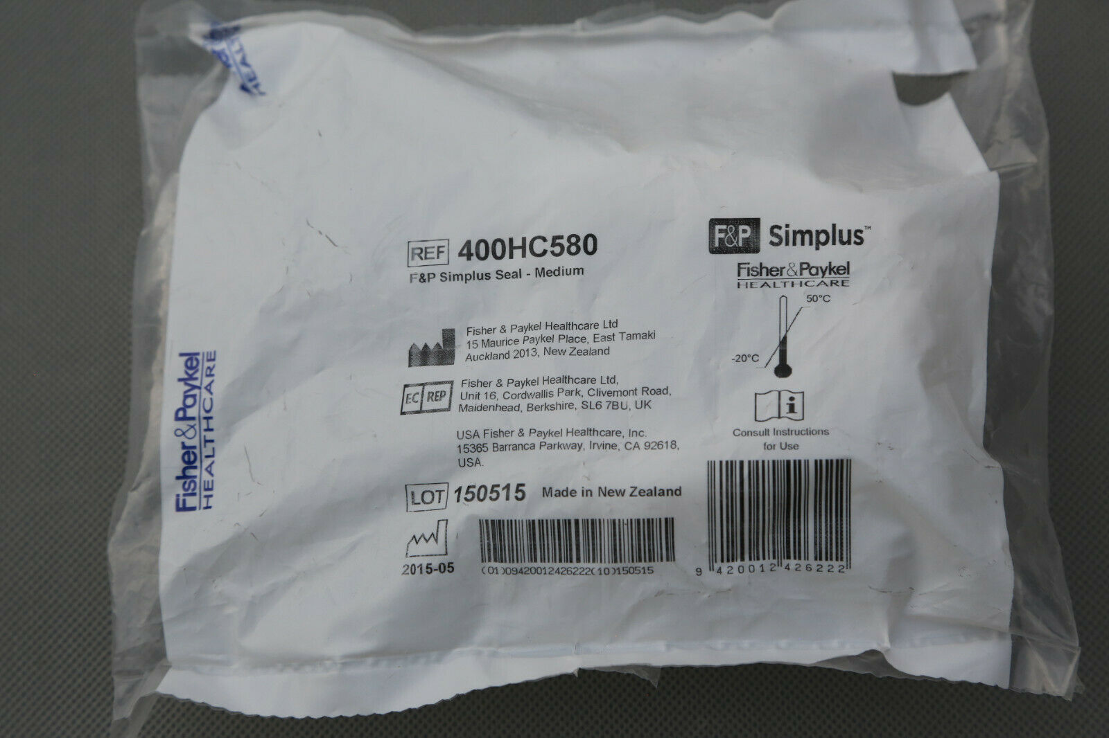 F&p Simplus Seal - Medium Mask Replacement 400hc580