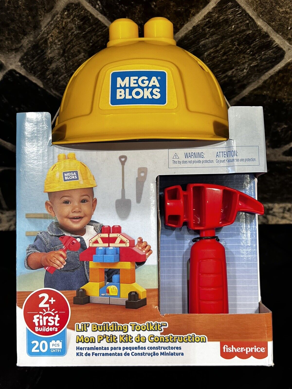Min P’tit Kit De Construction Fisher-price Mega Bloks Tools Kids