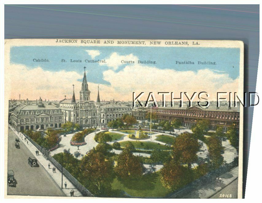 La Postcard S_5240 Jackson Square, Bldgs/monument, New Orleans La