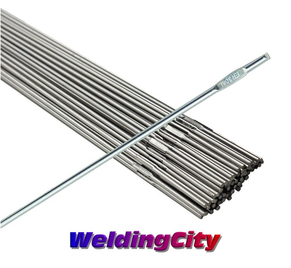 Weldingcity® 1-lb Er308l Stainless Steel Tig Welding Rod 3/32"x36" | Us Seller