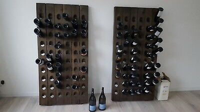 Very Old Champagne Riddling Rack For 60 Wine Bottles Big Oak Winerack 1a Quality