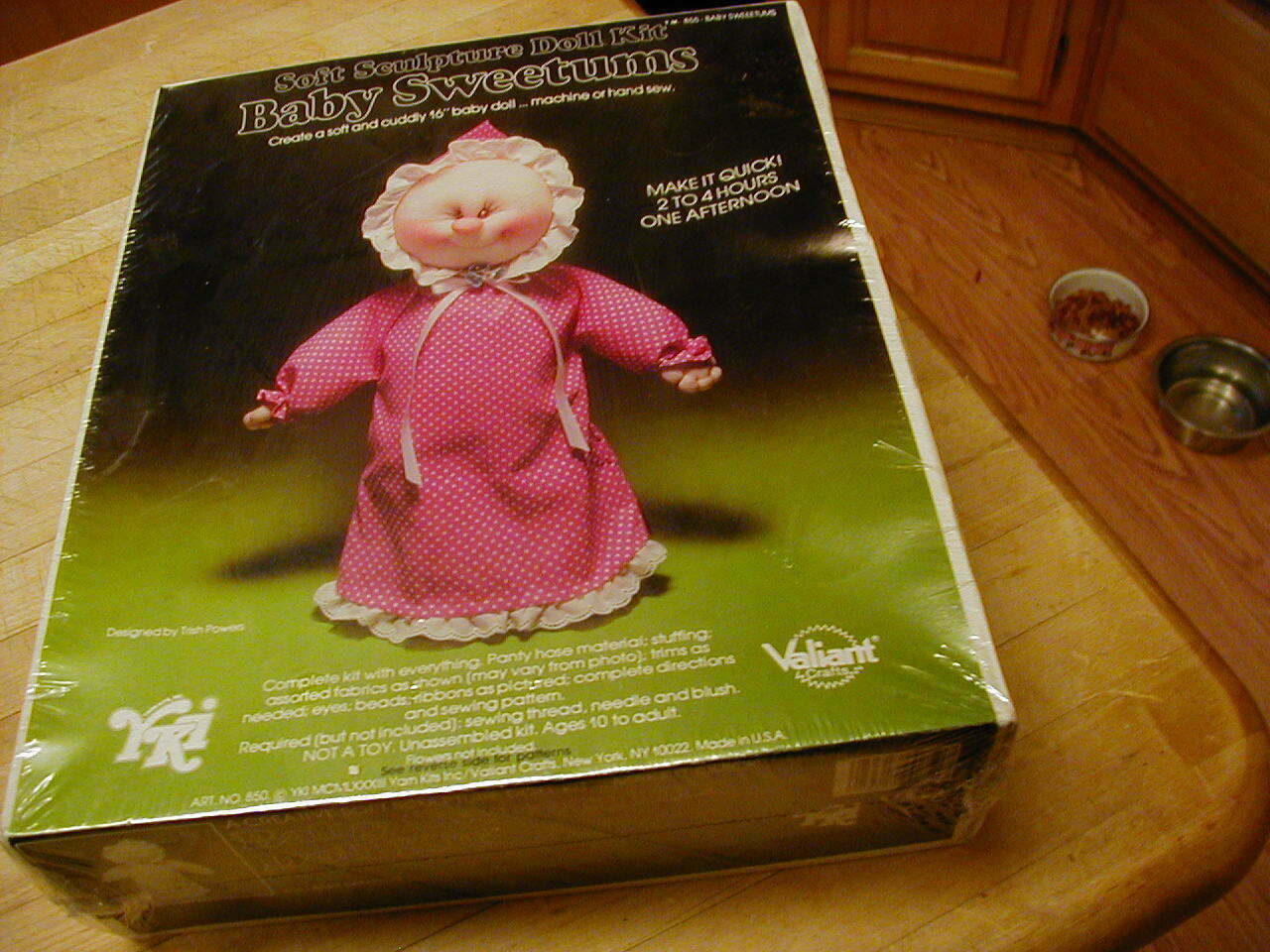 Valiant Crafts "baby Sweetums" 16" Baby Doll Soft Sculpture Doll Kit--new Sealed