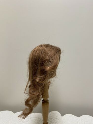 Nice Auburn Red Synthetic Wig For Vintage Antique Doll 8”-9” Circumference (#11)