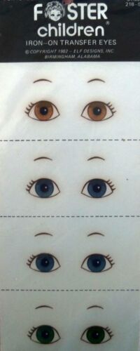Foster Children Iron-on Transfer Eyes  For 18" Dolls