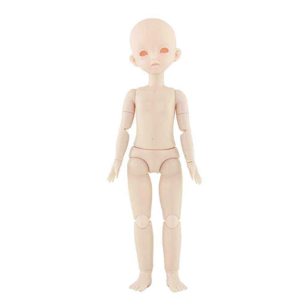 12inch Bjd Unpainted Girl Moveable Nude Figure Doll Body Making Makeup
