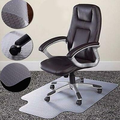 Hot 36"x48"chair Pvc Floor Mat Home Office Studded Back With Lip For Pile Carpet