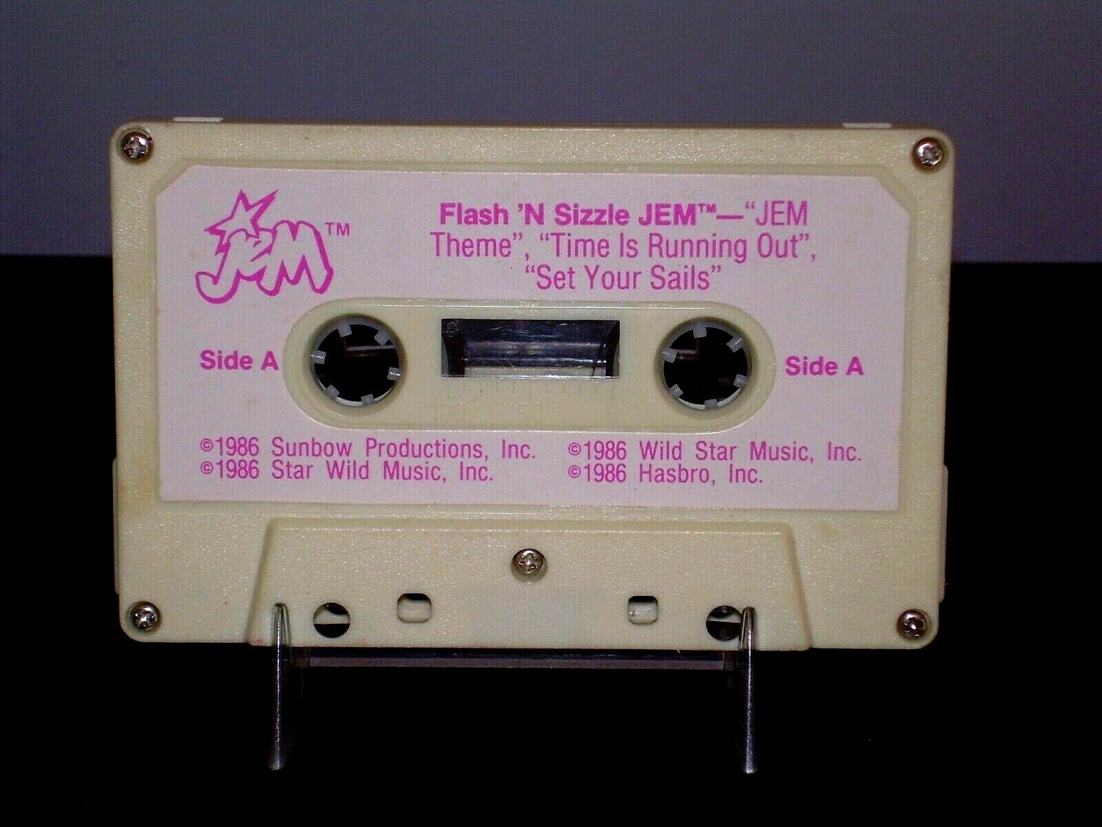 Jem & The Holograms Flash N Sizzle Jem Cassette Tape