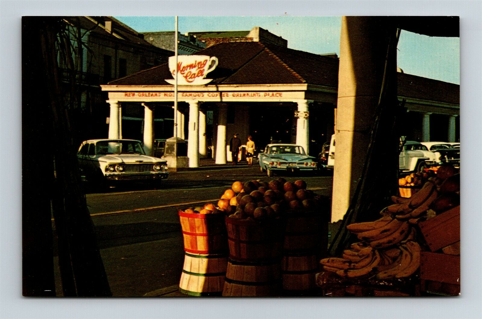 Postcard La New Orleans Louisiana The Morning Call Coffee Shop Vintage Y18