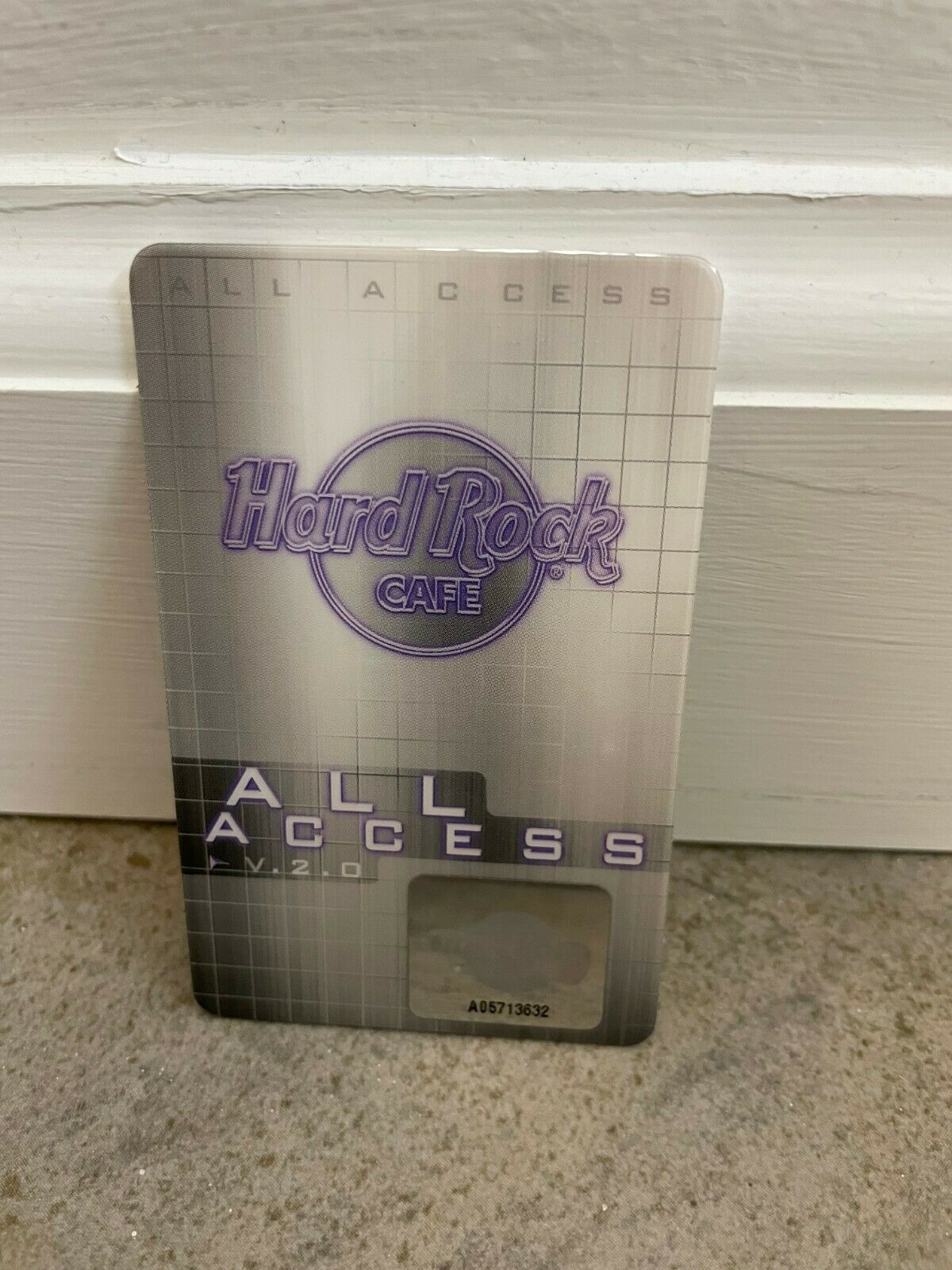Hard Rock Café All Access Card For Members (hrc Discontinued Loyalty Program)