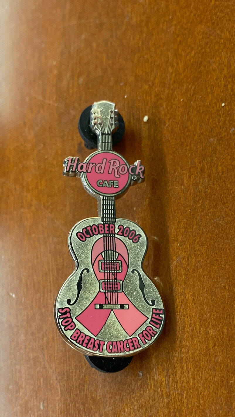 October 2006 “stop Breast Cancer For Life” Hard Rock Cafe Limited Edition Pin