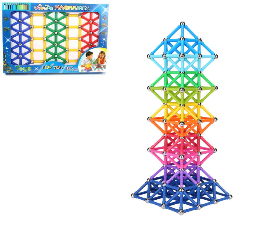 157 Pcs Building Sticks Blocks Toys, Non-toxic Building Toy 3d Puzzle