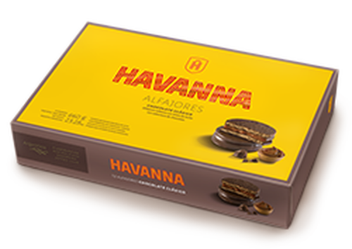 Havanna Alfajor Milk Chocolate Dulce De Leche (box Of 12)