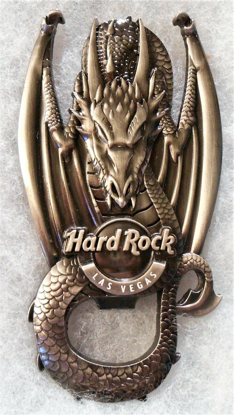 Hard Rock Cafe Las Vegas 3d Dragon Bottle Opener Magnet