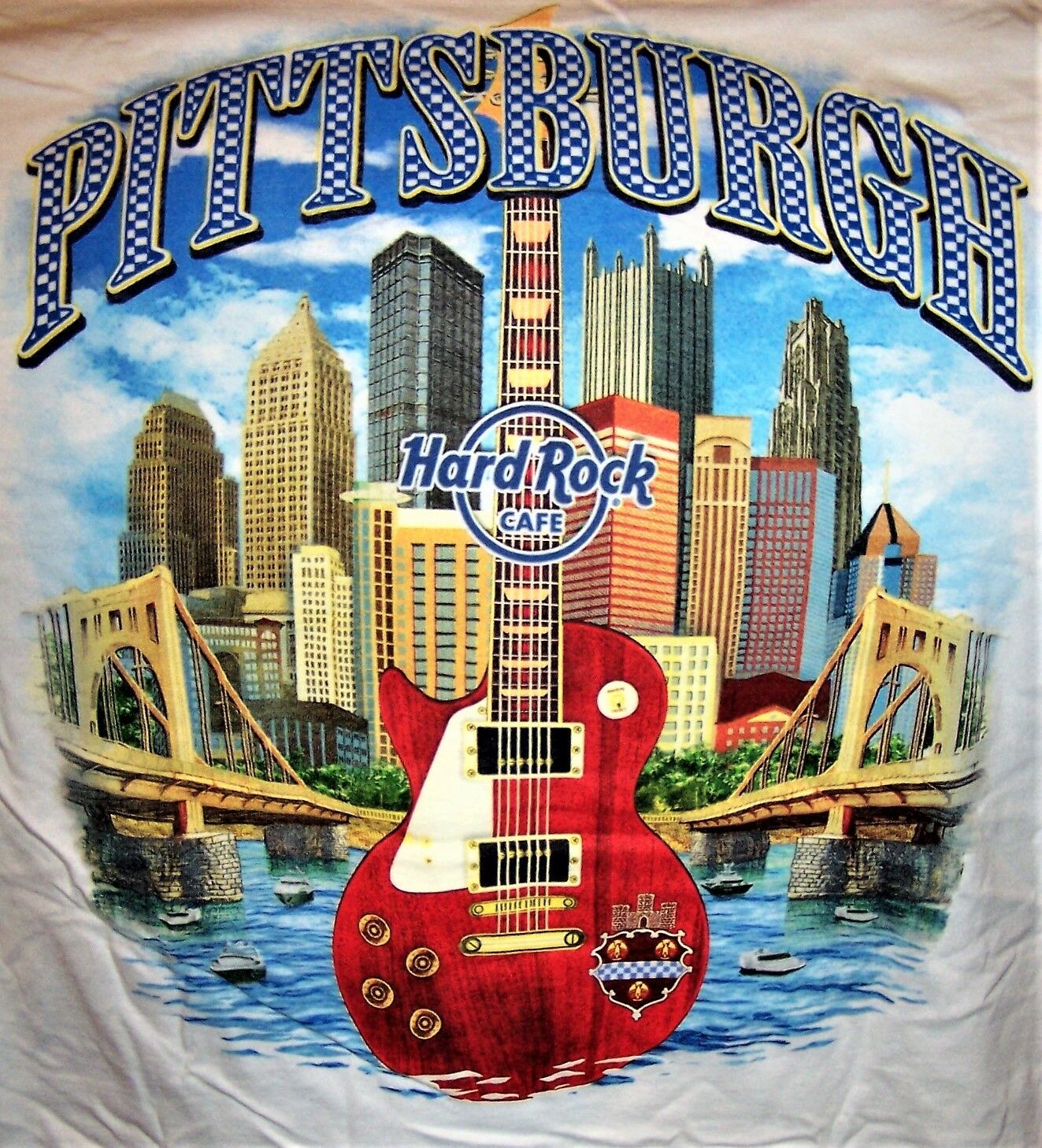 Hard Rock Cafe Pittsburgh V17 City Tee T-shirt Size Adult Xx-large New With Tags