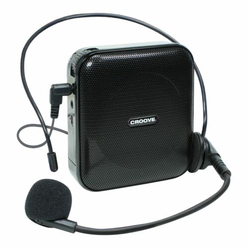 Voice Amplifier Portable Rechargeable Microphone Headset & Belt Clip