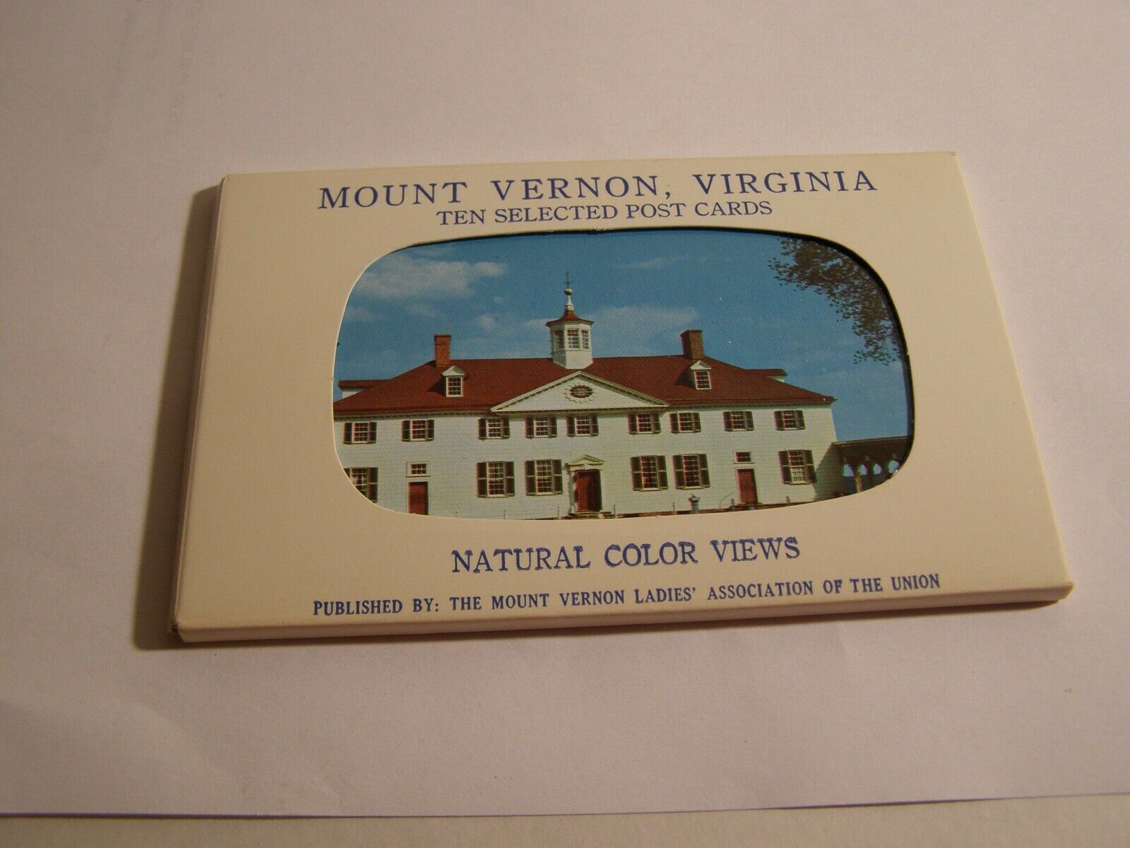 Complete Set Of 10  Mt. Vernon Ladies Assoc. Vintage Postcards Washington's Home
