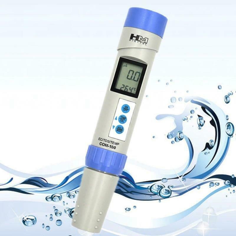 Digital Ec Tds Meter Temperature Tester Waterproof Automatic Calibration Tool