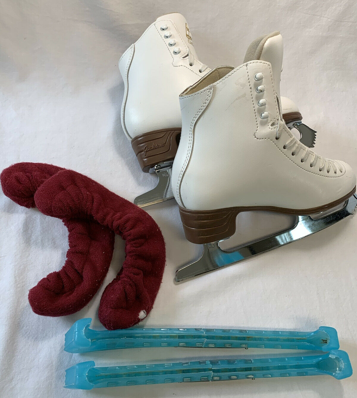 Jackson Freestyle Ice Skates Size 6c Mark Iv Ultima Blades 9 1/3