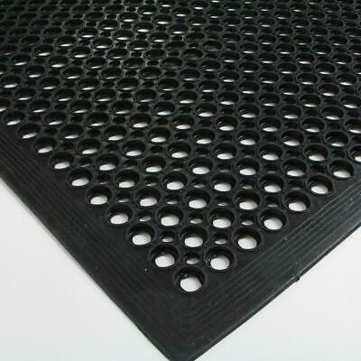 Black Indoor Commercial Industrial Durable Anti-fatigue Floor Mat 36" X 60"