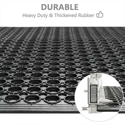 36" X 60" Heavy-duty Black Commercial  Anti-fatigue Floor Mat Outdoor / Indoor
