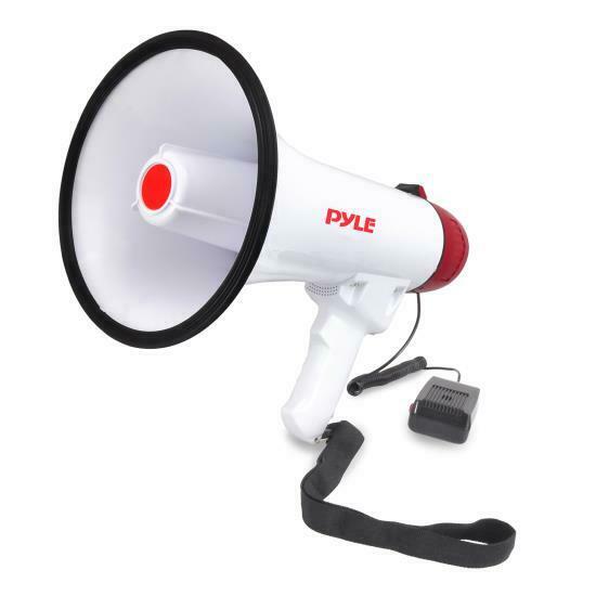 Pyle Pmp40 Professional Megaphone/bullhorn With Siren And Handheld Mic