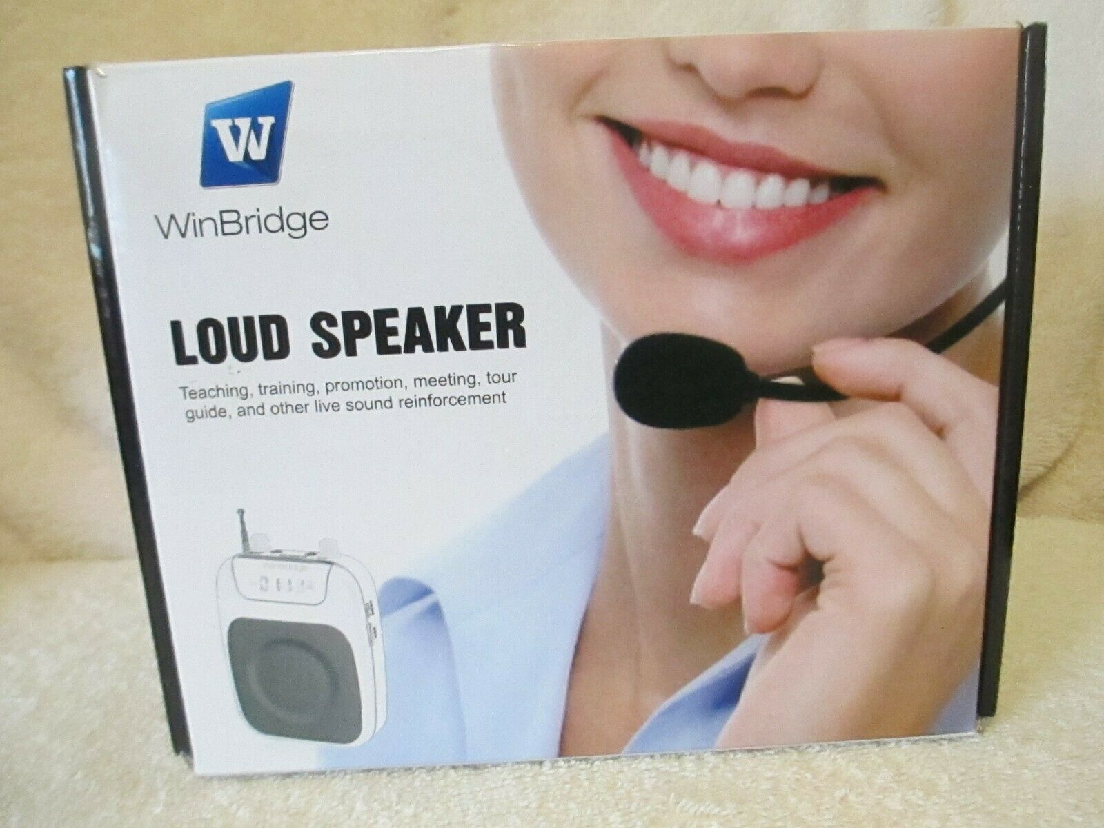 Winbridge Voice Amplifier Portable Microphone And Speaker Loudspeaker Personal