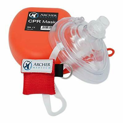 Cpr Mask With Additional Keychain Cpr Mask - First Aid Face Shield With One-w...