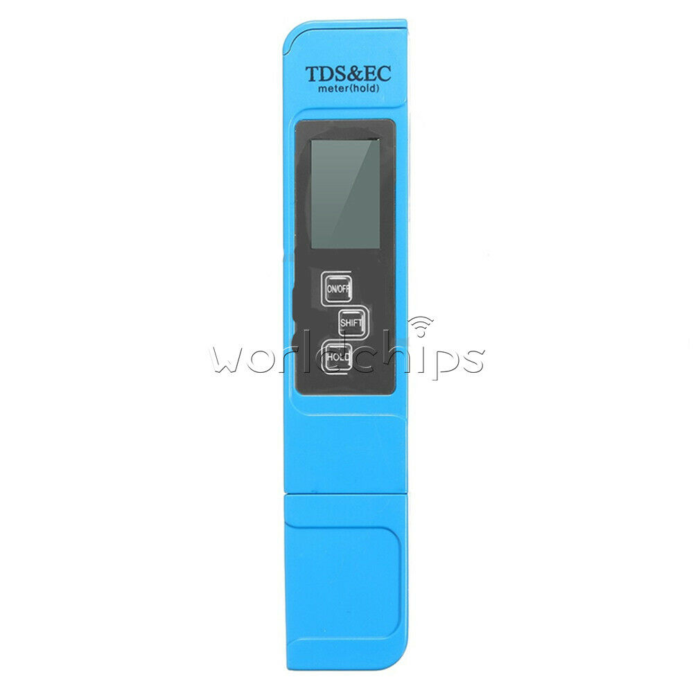 Blue Digital Tds & Ec Meter Tester Ec-1 Water Quality Test Pen For Aquarium Pool