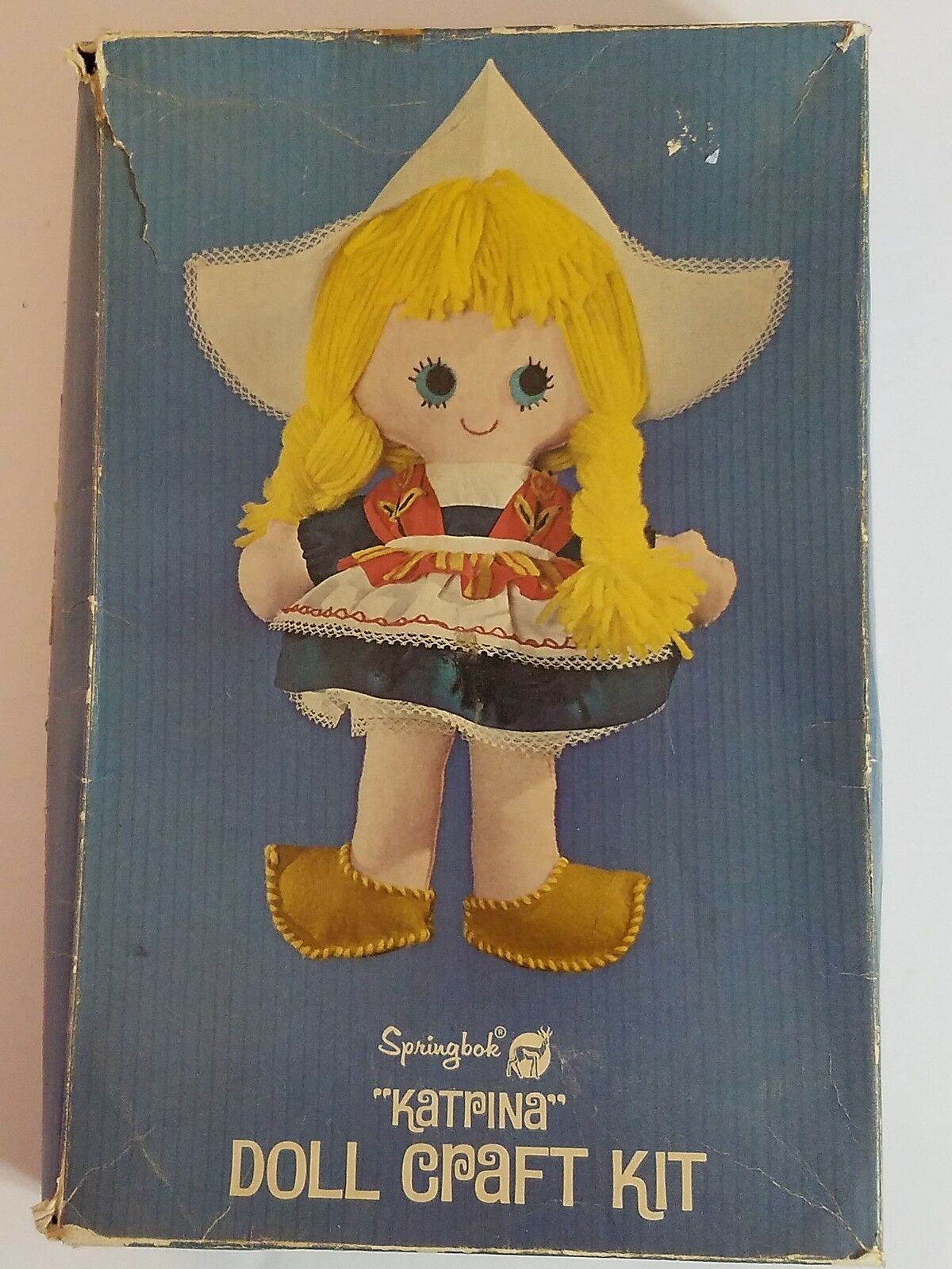 Katrina The Dutch Doll International Craft Kit Ck 42-4 / 16 1/2" Tall 1970