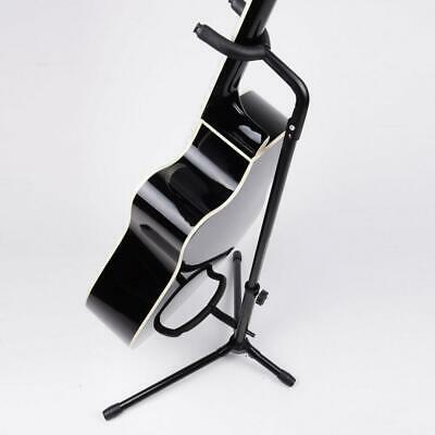 New Black Guitar Stand On Stage Single Holder Display Electric Acoustic Bass