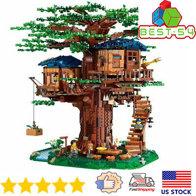Building Blocks Ideas 21318 Sets Large Tree House Bricks Model Diy Toys For Kids