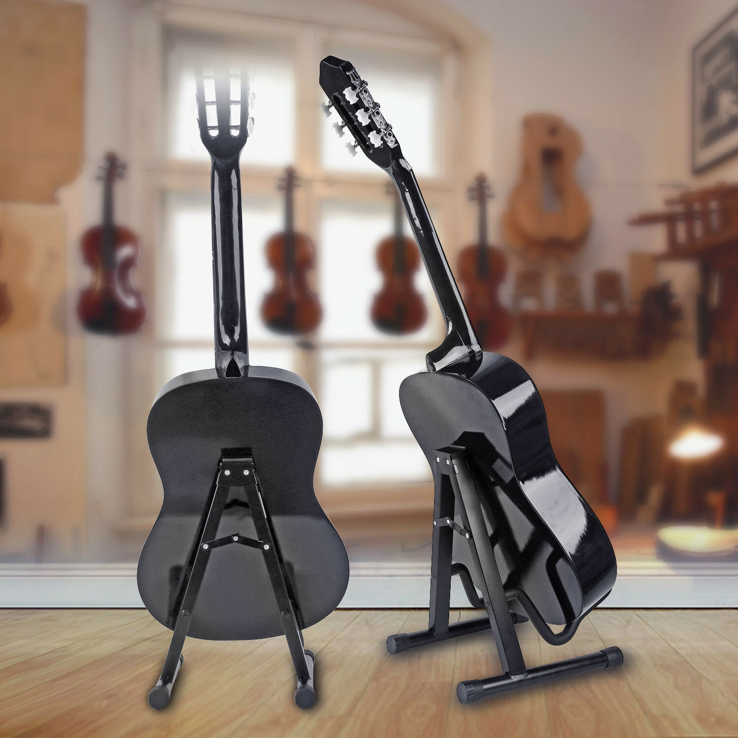 Universal A-frame Guitar Stand Fits All Guitars Acoustic Electric Bass Foldable