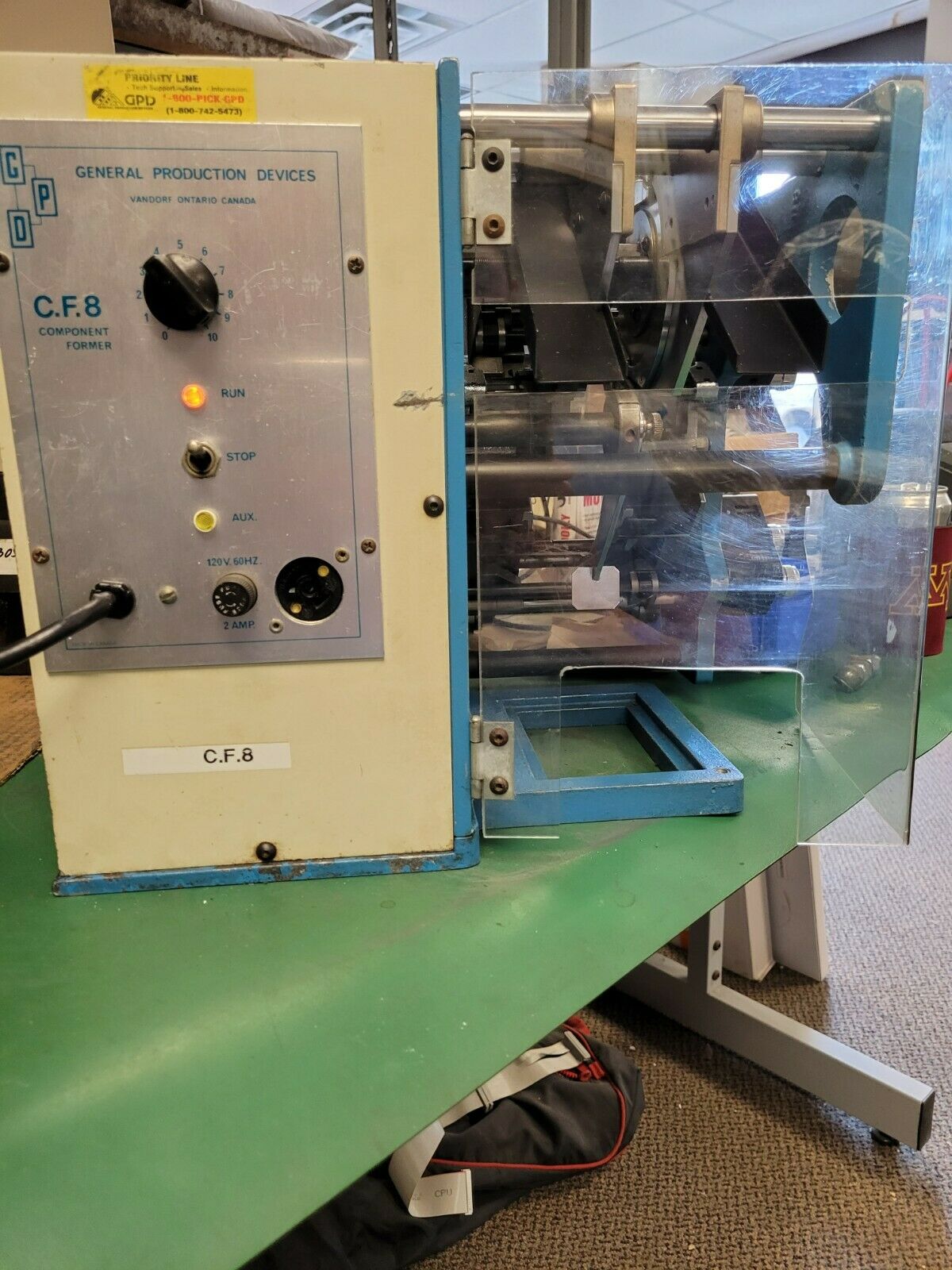 Gpd Cf8 Axial Component Cut Form Machine